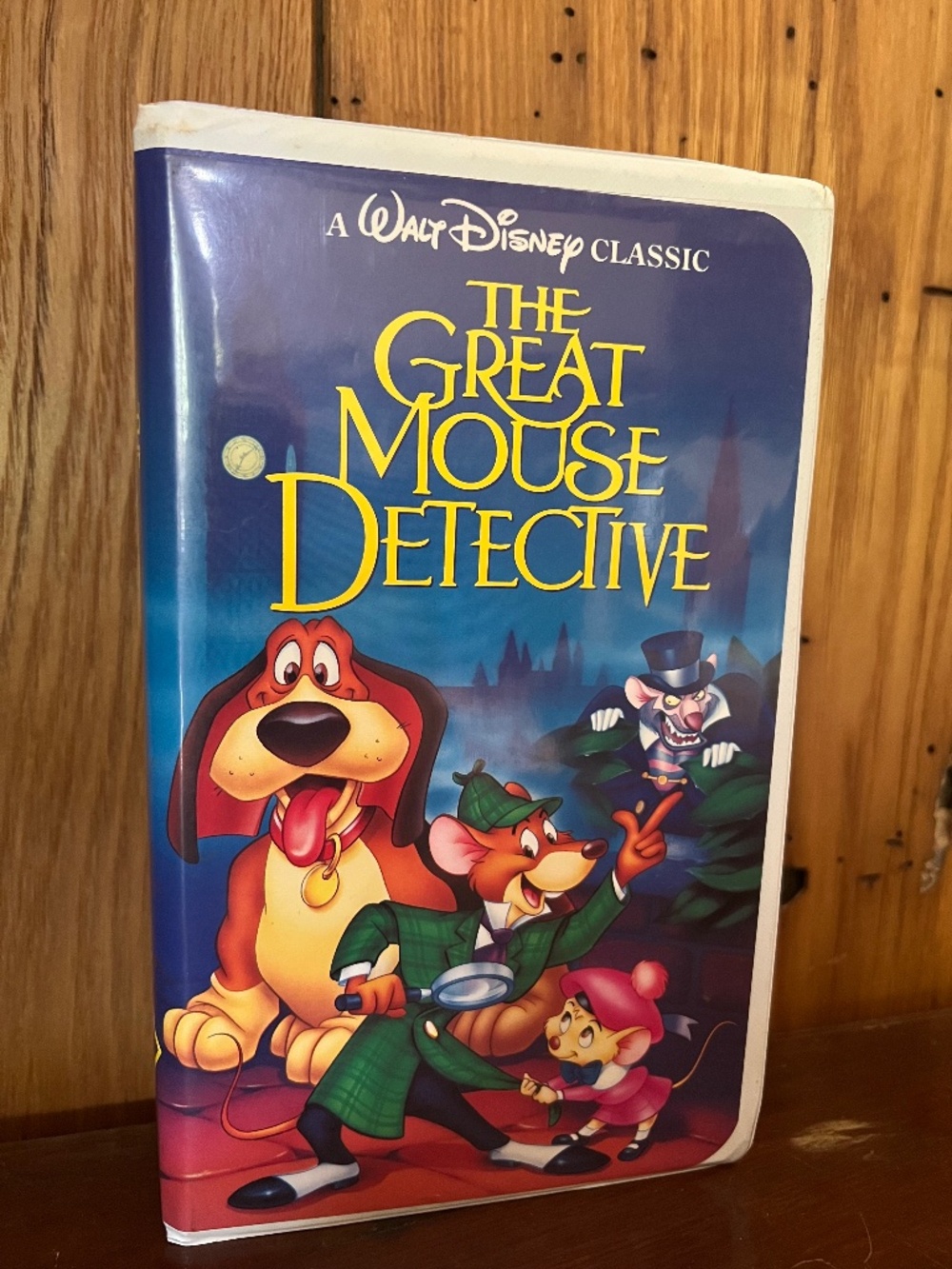 Walt Disney The Great Mouse Detective VHS Tape The Classics Animation Detective.